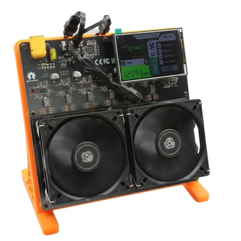 NerdMiner NerdOCTaxe Rev3.1 12Th/s BTC Solo Miner - 200W