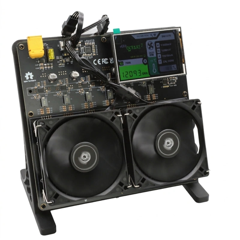 NerdMiner NerdOCTaxe Rev3.1 12Th/s BTC Solo Miner - 200W