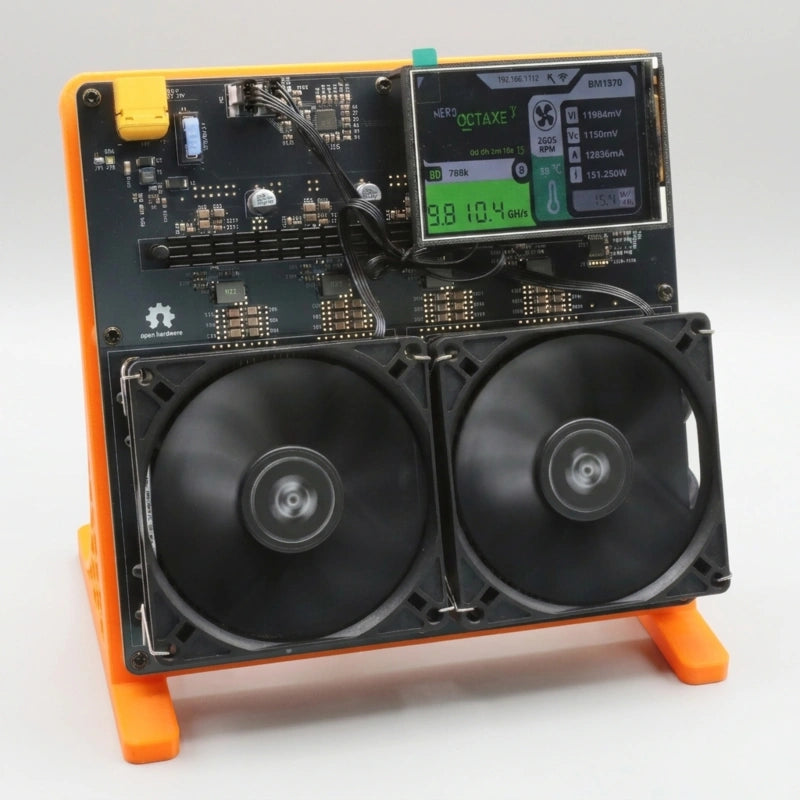 Bitaxe NerdOCTaxe Gamma 9.6Th/s BTC Solo Miner - 160W