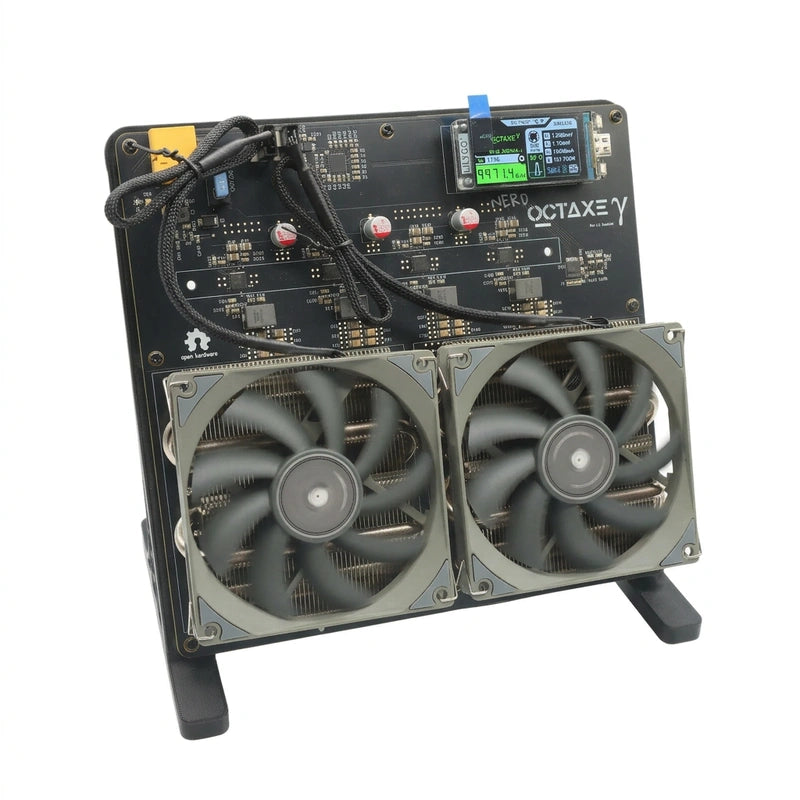Bitaxe NerdOCTaxe 9.6Th/s 1.9“ Screen with PSU - 160W