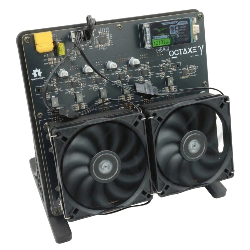 NerdMiner NerdOCTaxe Rev3.1 12Th/s BTC Solo Miner - 200W