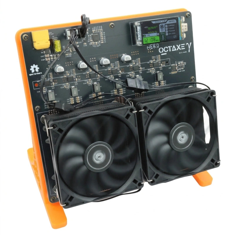 NerdMiner NerdOCTaxe Rev3.1 12Th/s BTC Solo Miner - 200W